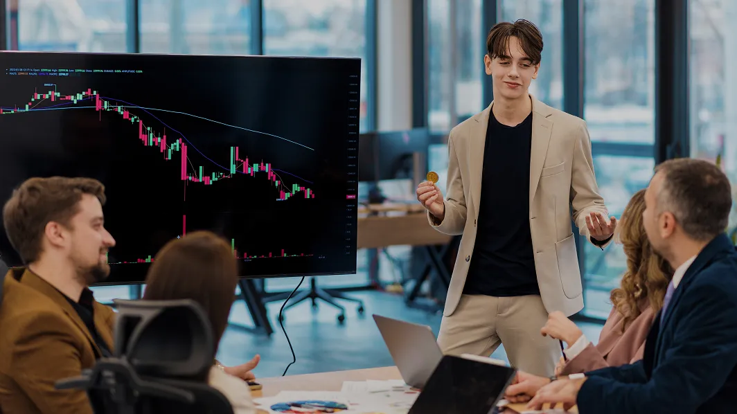 Business team reviewing whitelabel launch